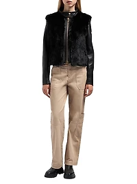 Luna Leather & Shearling Jacket