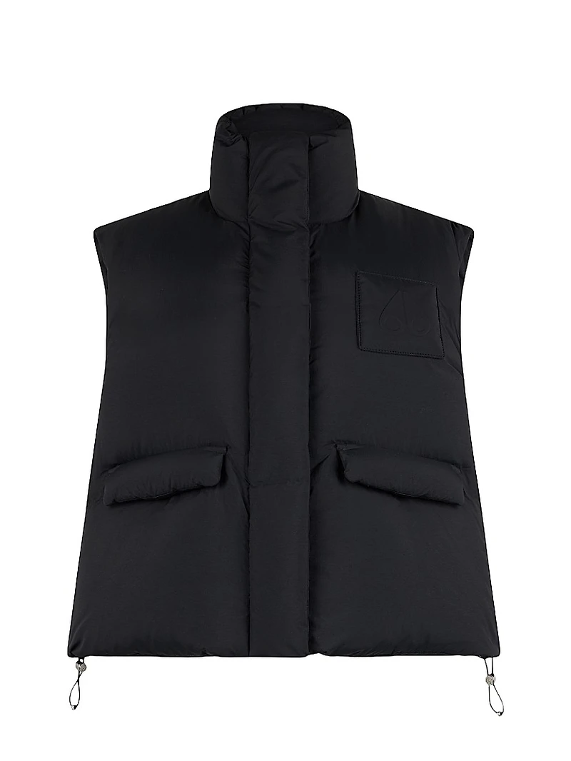Katrina Down Stand-Collar Vest