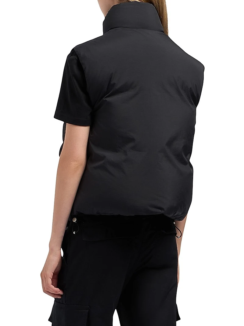 Katrina Down Stand-Collar Vest