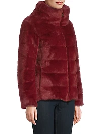 Faux-Fur Down Puffer Jacket