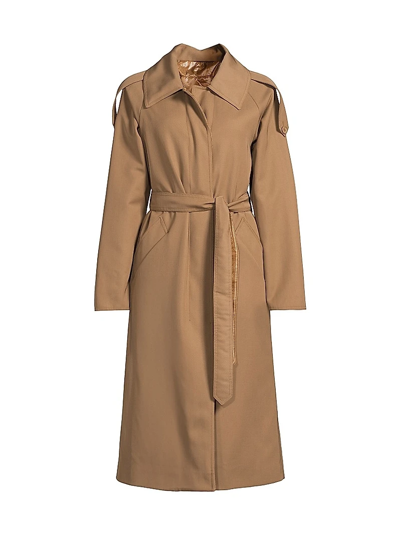 Reversible Belted Trench Coat