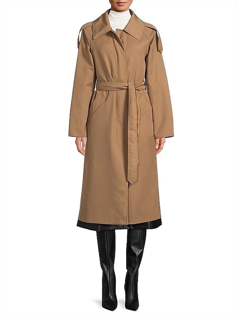 Reversible Belted Trench Coat