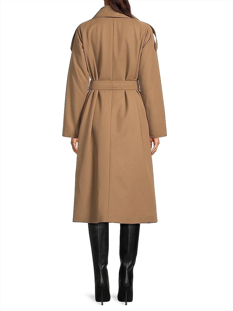 Reversible Belted Trench Coat