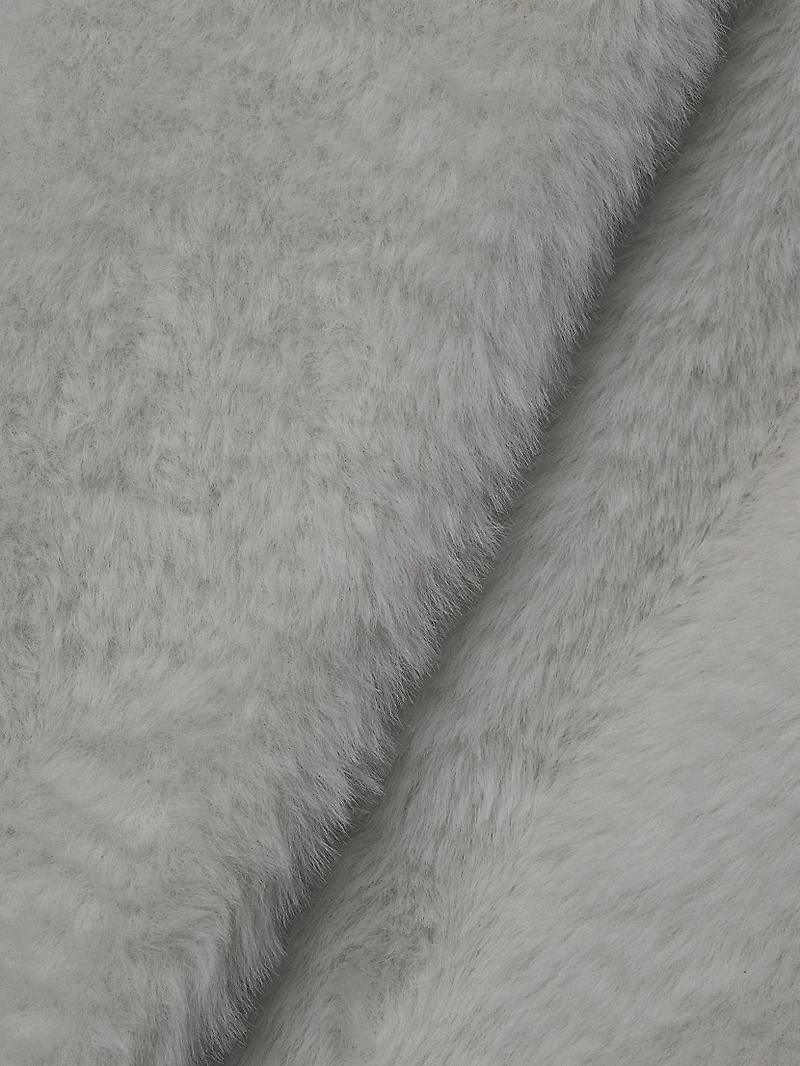 Faux-Fur Belted Coat