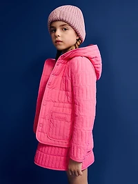 Little Girl's & Maura Down Quilted Jacket