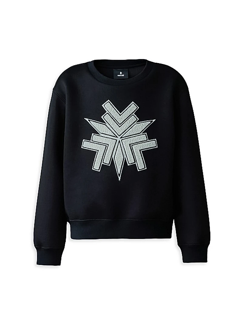 Little Kid's & Kid's Sawyer Double-Face Snowflake Sweatshirt