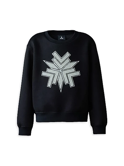 Little Kid's & Kid's Sawyer Double-Face Snowflake Sweatshirt