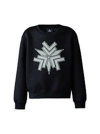 Little Kid's & Kid's Sawyer Double-Face Snowflake Sweatshirt