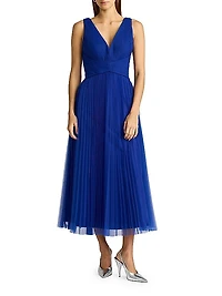 Tulle Midi-Dress