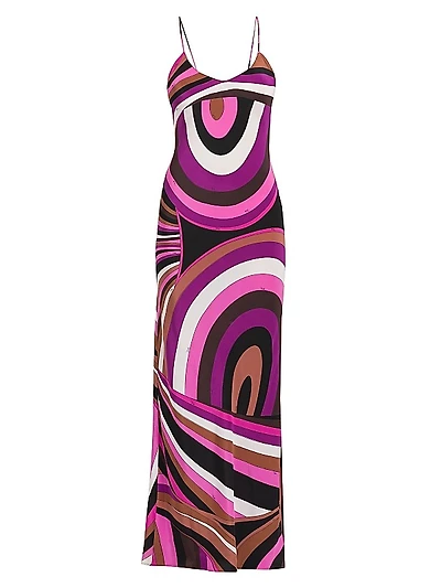 Parade Silk Crêpe de Chine Maxi Dress
