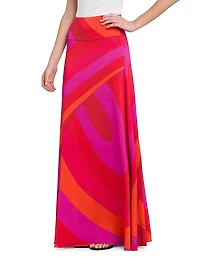Parade Jersey Satin Maxi Skirt