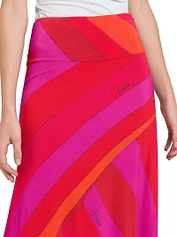 Parade Jersey Satin Maxi Skirt