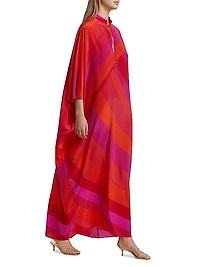 Silk Crepe de Chine Kaftan