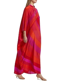 Silk Crepe de Chine Kaftan