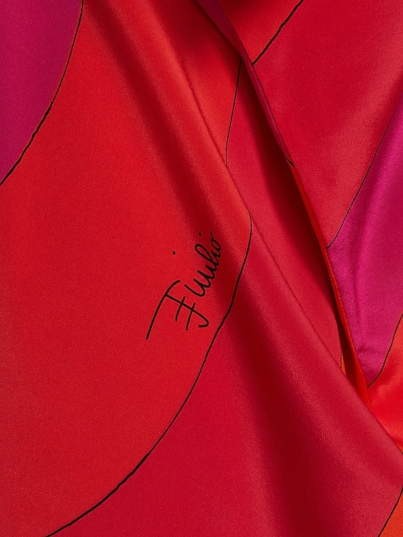 Silk Crepe de Chine Kaftan