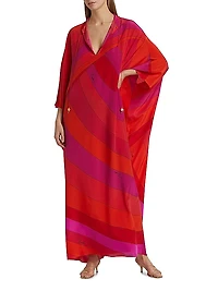 Silk Crepe de Chine Kaftan