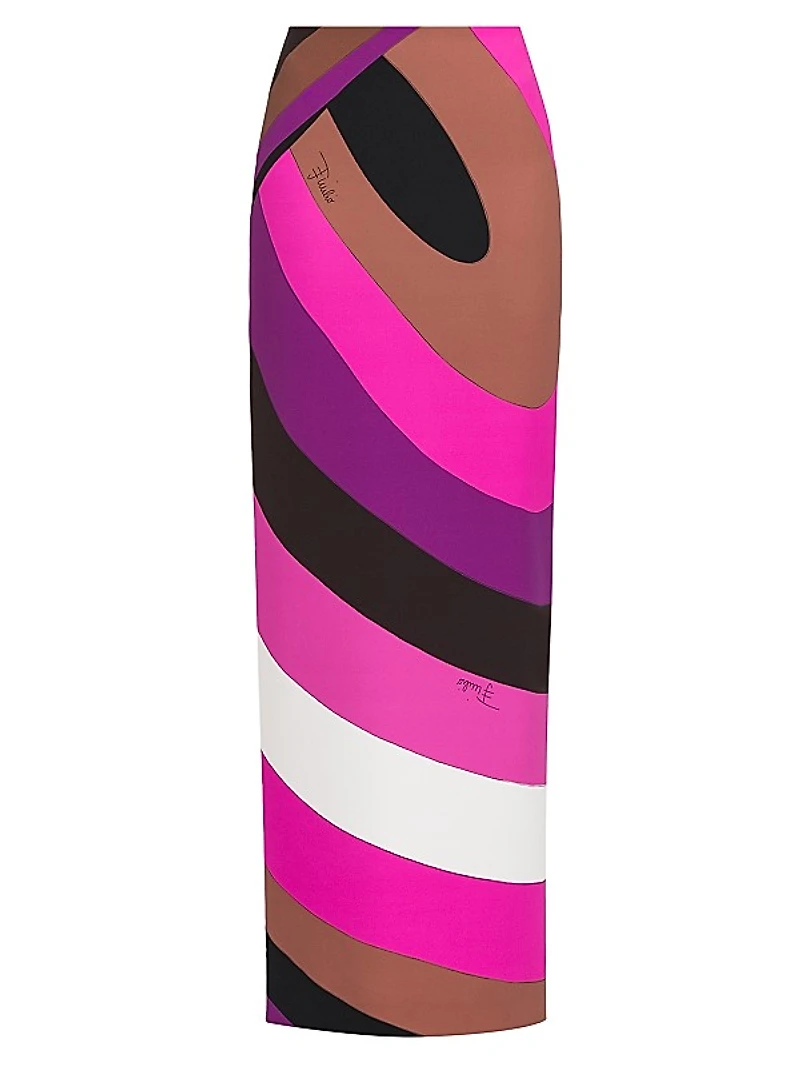Colorblock Maxi Skirt