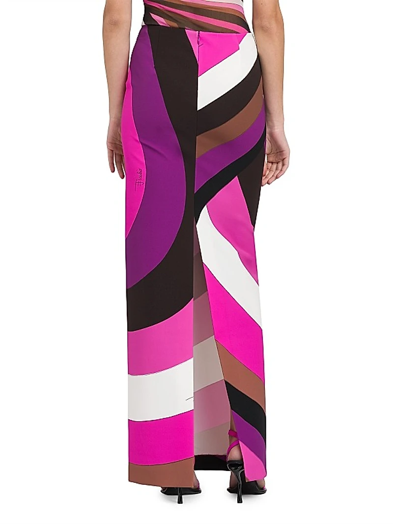 Colorblock Maxi Skirt