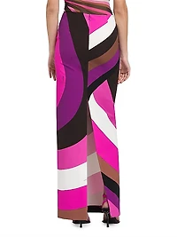 Colorblock Maxi Skirt