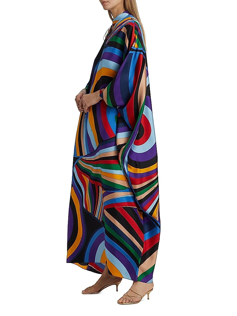 Silk Twill Kaftan