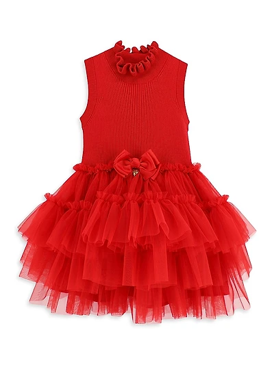 Little Girl's & Girl's Eunice Sleeveless Tutu Dress