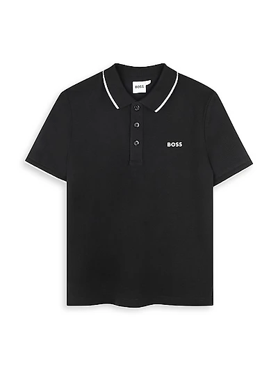 Little Boy's & Boy's Logo Polo Shirt
