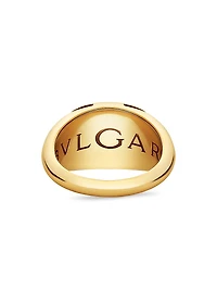 Cabochon 18K Yellow Gold Ring