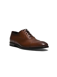 Leather Cap-Toe Oxfords