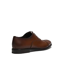 Leather Cap-Toe Oxfords