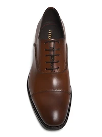 Leather Cap-Toe Oxfords