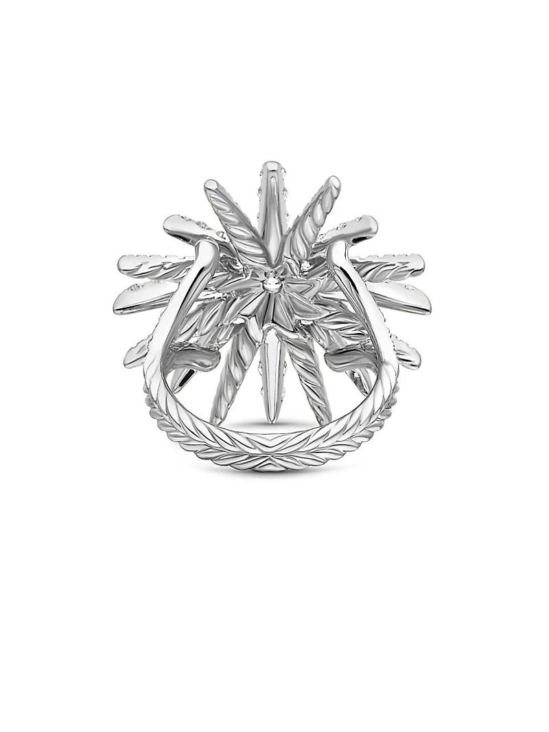Starburst Ring 18K White Gold