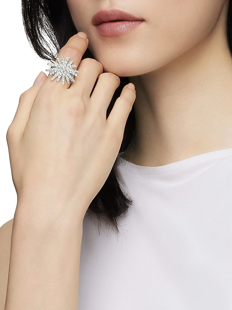 Starburst Ring 18K White Gold