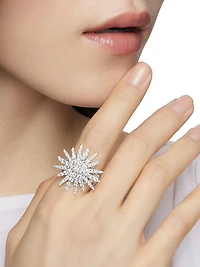 Starburst Ring 18K White Gold