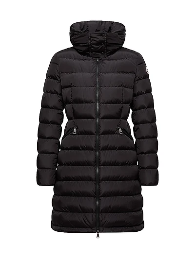 Flammette Fitted Long Down Coat