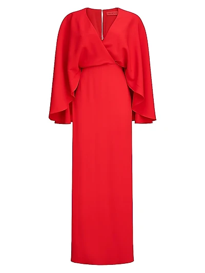 Olaya Fluid Crepe Gown