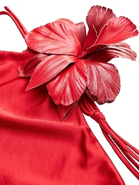 Joellen Satin Slip Midi-Dress