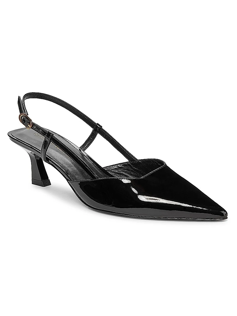 Vinnie 50MM Patent Leather Pumps