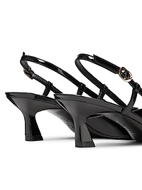 Vinnie 50MM Patent Leather Pumps