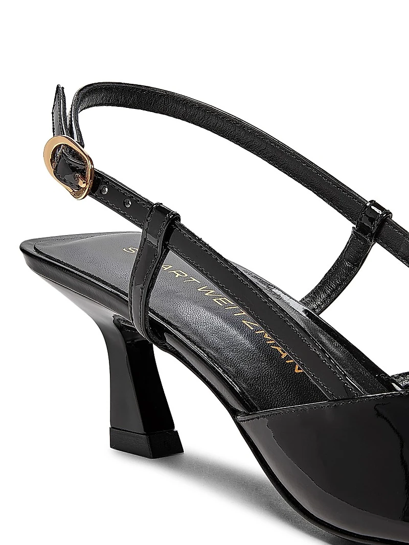 Vinnie 50MM Patent Leather Pumps