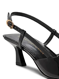 Vinnie 50MM Patent Leather Pumps