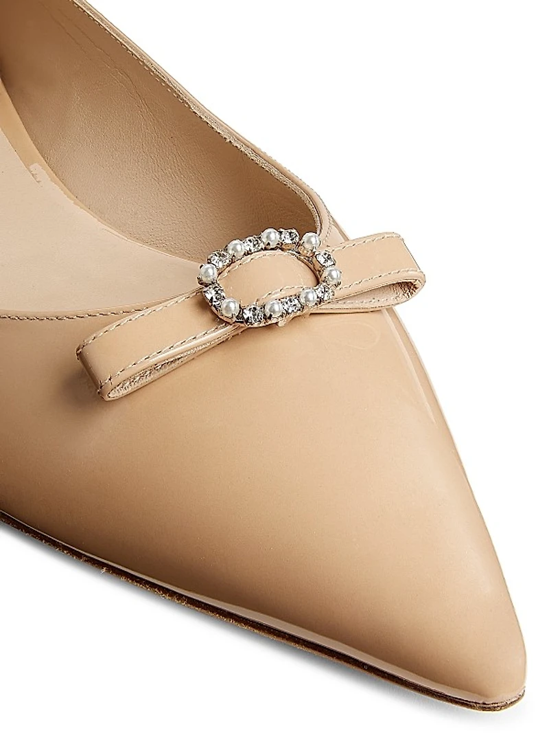 Diana Patent Leather Flats
