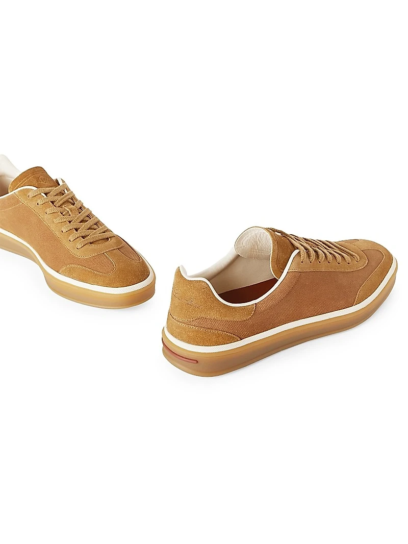 Tennis Walk Suede Low-Top Sneakers