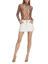 Wendel Snake Mesh Top