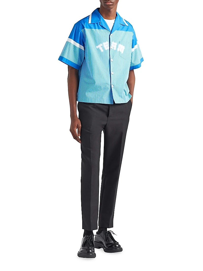 Short Sleeved Cotton Shirt