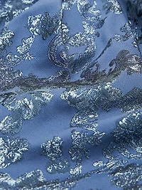 Beatrice Asymmetric-Neck Fit & Flare Gown