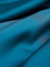 Waverly Satin Flutter-Sleeve Gown