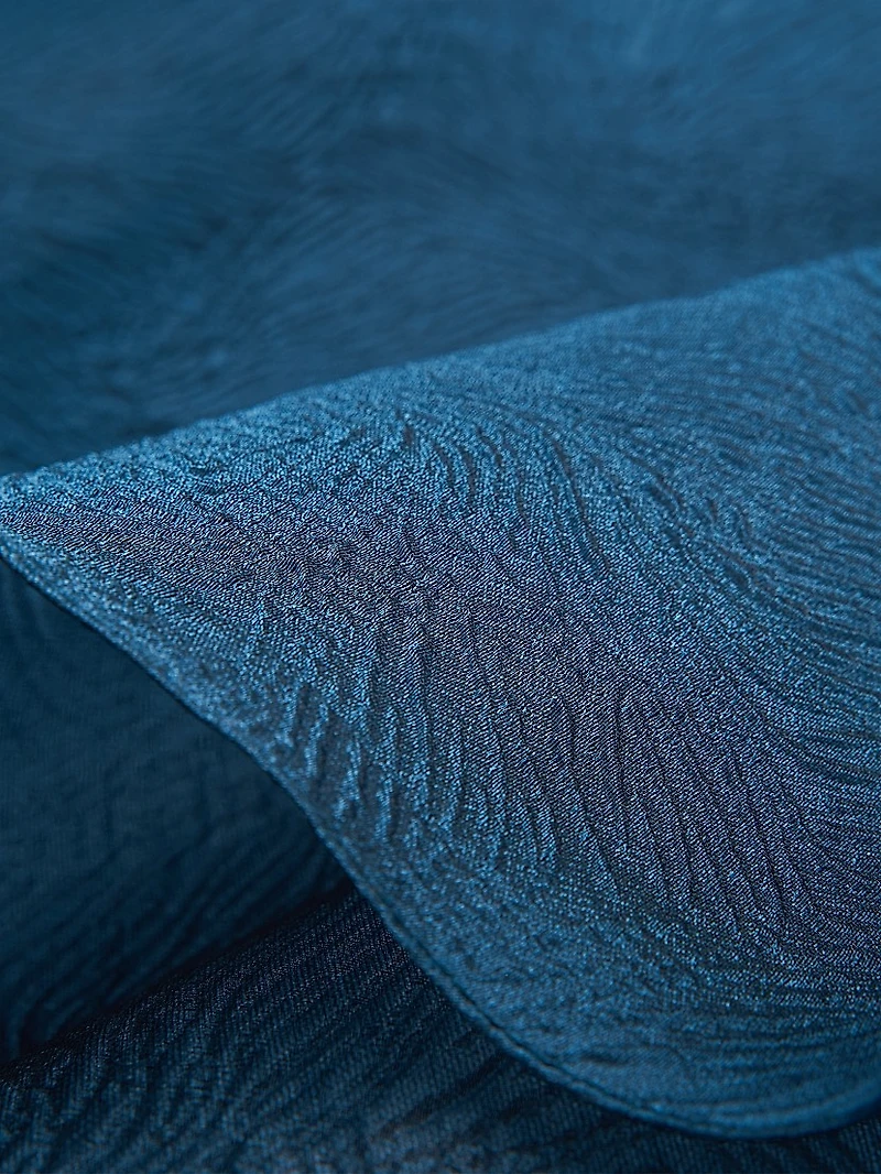 Cecilia Jacquard Off-The-Shoulder Gown