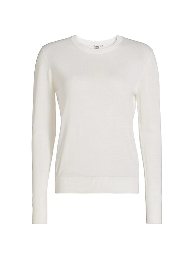 Fine Knit Crewneck Sweater