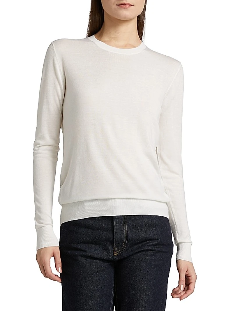 Fine Knit Crewneck Sweater