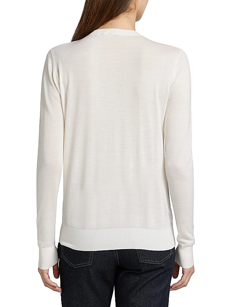 Fine Knit Crewneck Sweater